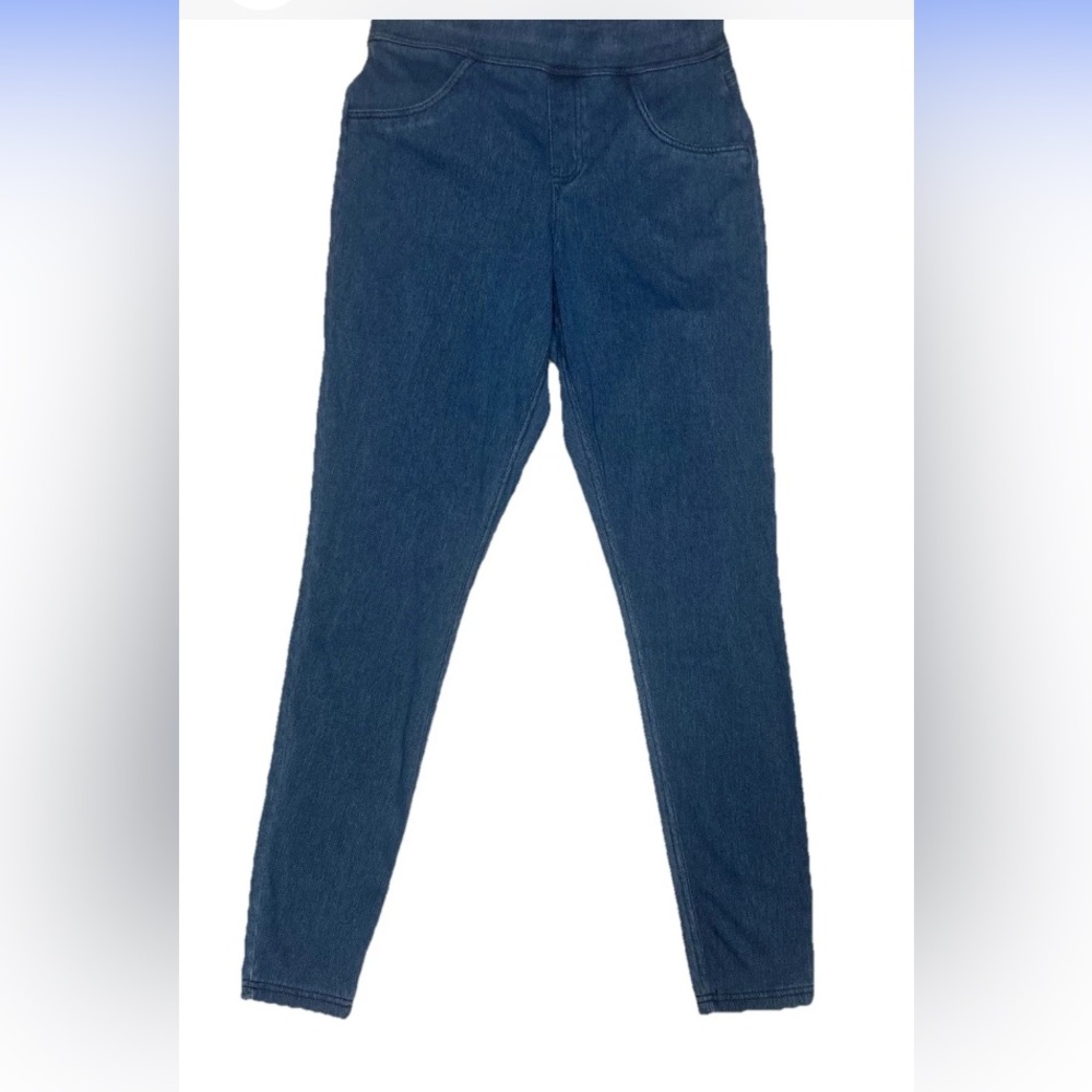 HUE Women's small denim stretch yoga/leggings pants NWT, $48 MSRP - Picture 2 of 9